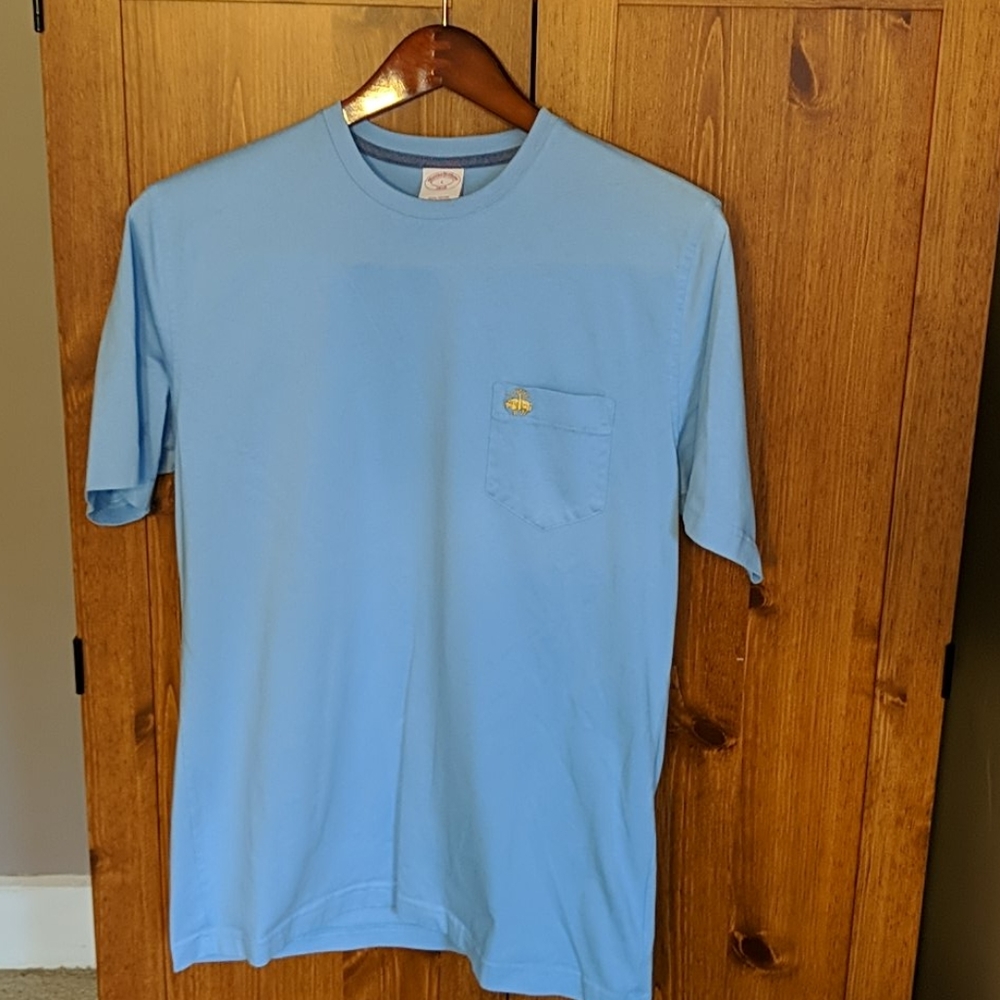 Brooks Brothers blue pocket Tshirt